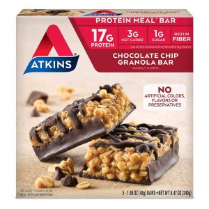 Comprar Atkins, Barra de Cereal para Lanches - Chocolate Granola - 5 Barras