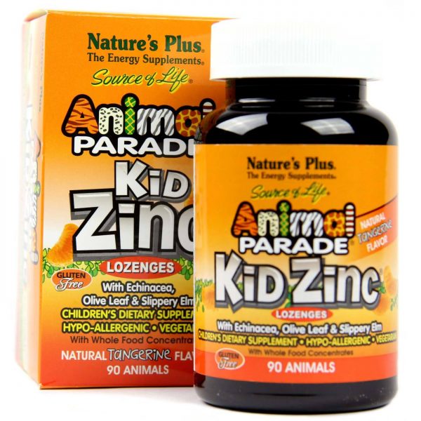 Comprar Nature's Plus Animais Parade KidZinco Tangerina 90 Pastilhas - Imagem 4
