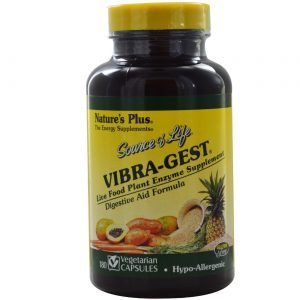 Comprar Nature's Plus, Vibra-Gest® - Ajuda Digestiva - 180 Cápsulas Vegetarianas