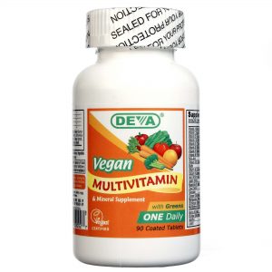 Comprar Deva, Multivitamínico e Mineral Vegano Um Diário com Ferro - 90 Tabletes