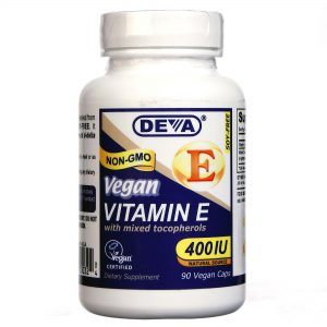 Comprar Deva, Vitamina E com Tocoferóis Mistos - 90 Cápsulas Vegetarianas