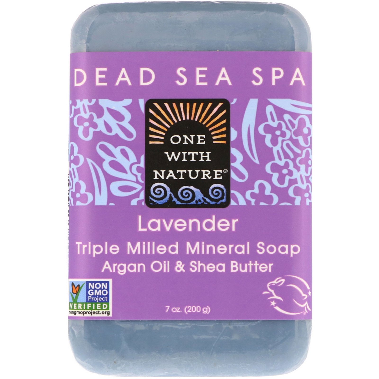 Comprar One with Nature, Triple Milled Mineral Soap Bar, Lavender, 7 oz (200 g)