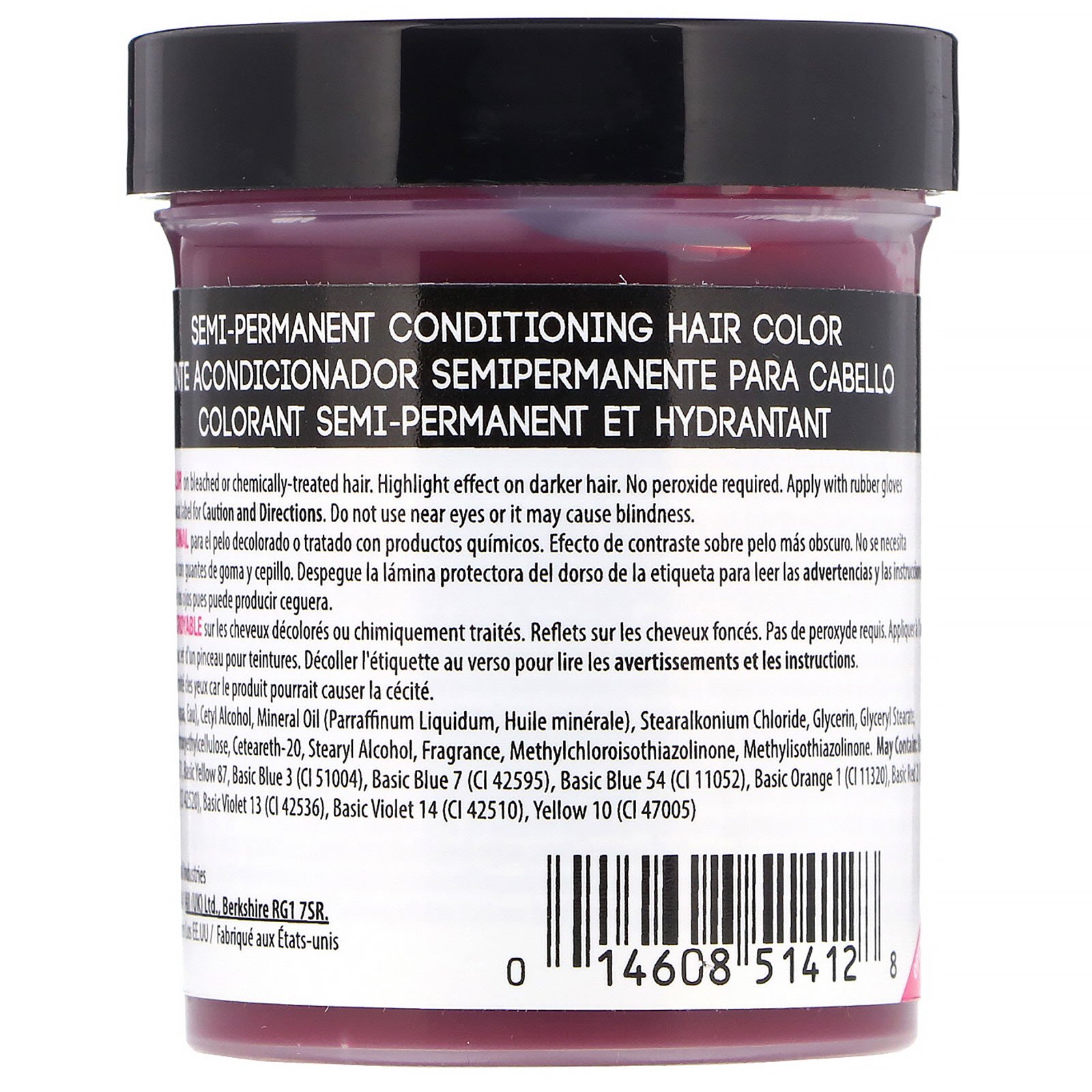 Comprar Punky Colour, Coloração Condicionante Semi-permanente para Cabelos, Flamingo Pink, 100 ml (3,5 fl oz) - Imagem 2