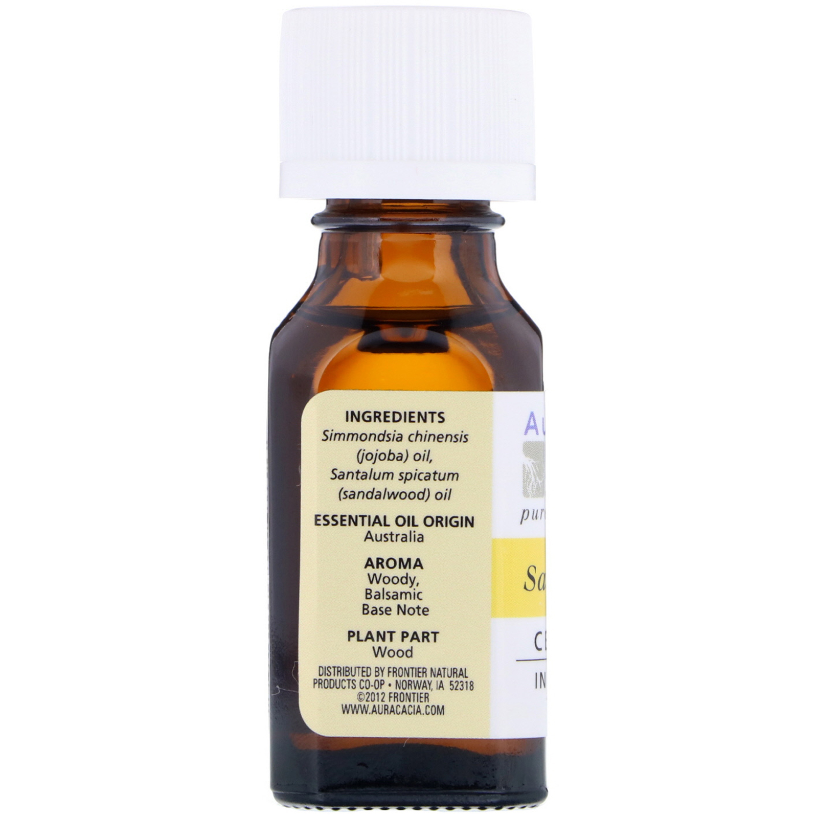 Comprar Aura Cacia, Óleos Essenciais Puros, Sândalo, 0,5 fl oz (15 ml) - Imagem 2