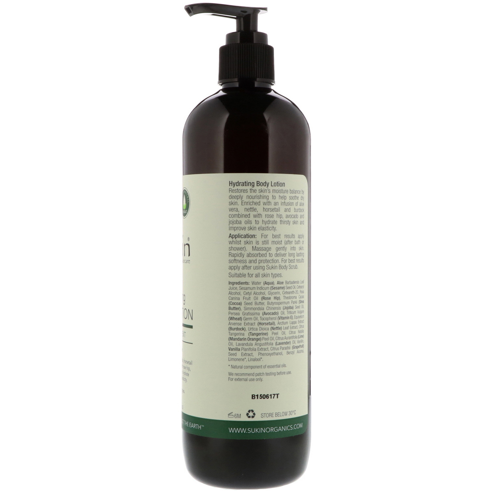 Comprar Sukin, Hydrating Body Lotion, Original Scent, 16.9 fl oz (500 ml) - Imagem 2
