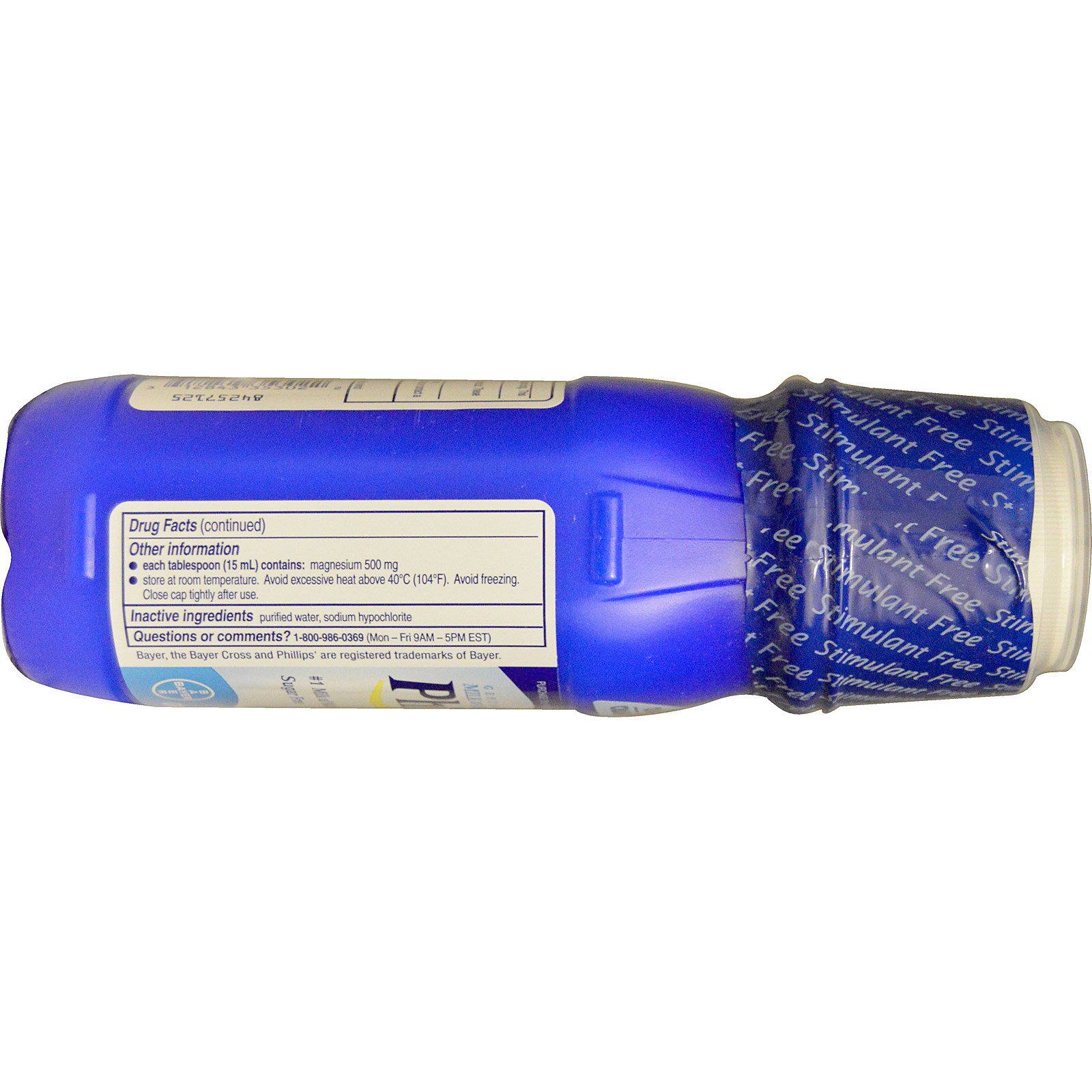 Comprar Phillip's, Leite Genuíno de Magnésia, Laxante Salino, Original, 355 ml (12 fl oz) - Imagem 3