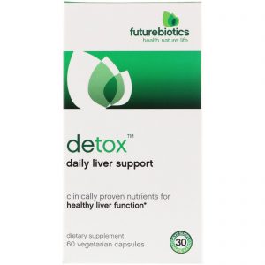 Comprar FutureBiotics, Detox, Apoio Diário ao Fígado , 60 Cápsulas Vegetais