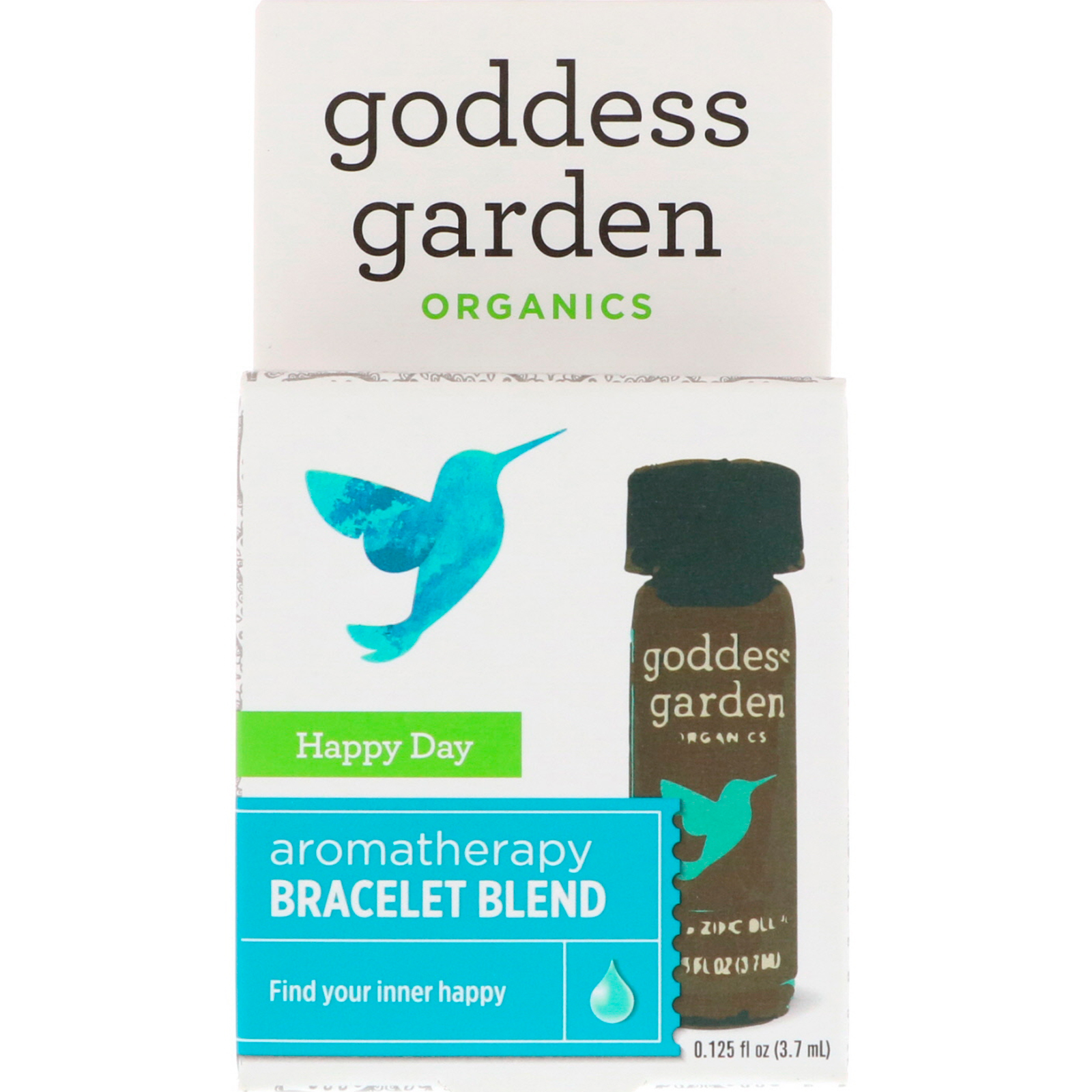 Comprar Goddess Garden, Organics, Dia Feliz, Bracelete de Aromaterapia Misto, 0,125 fl oz (3,7 ml)