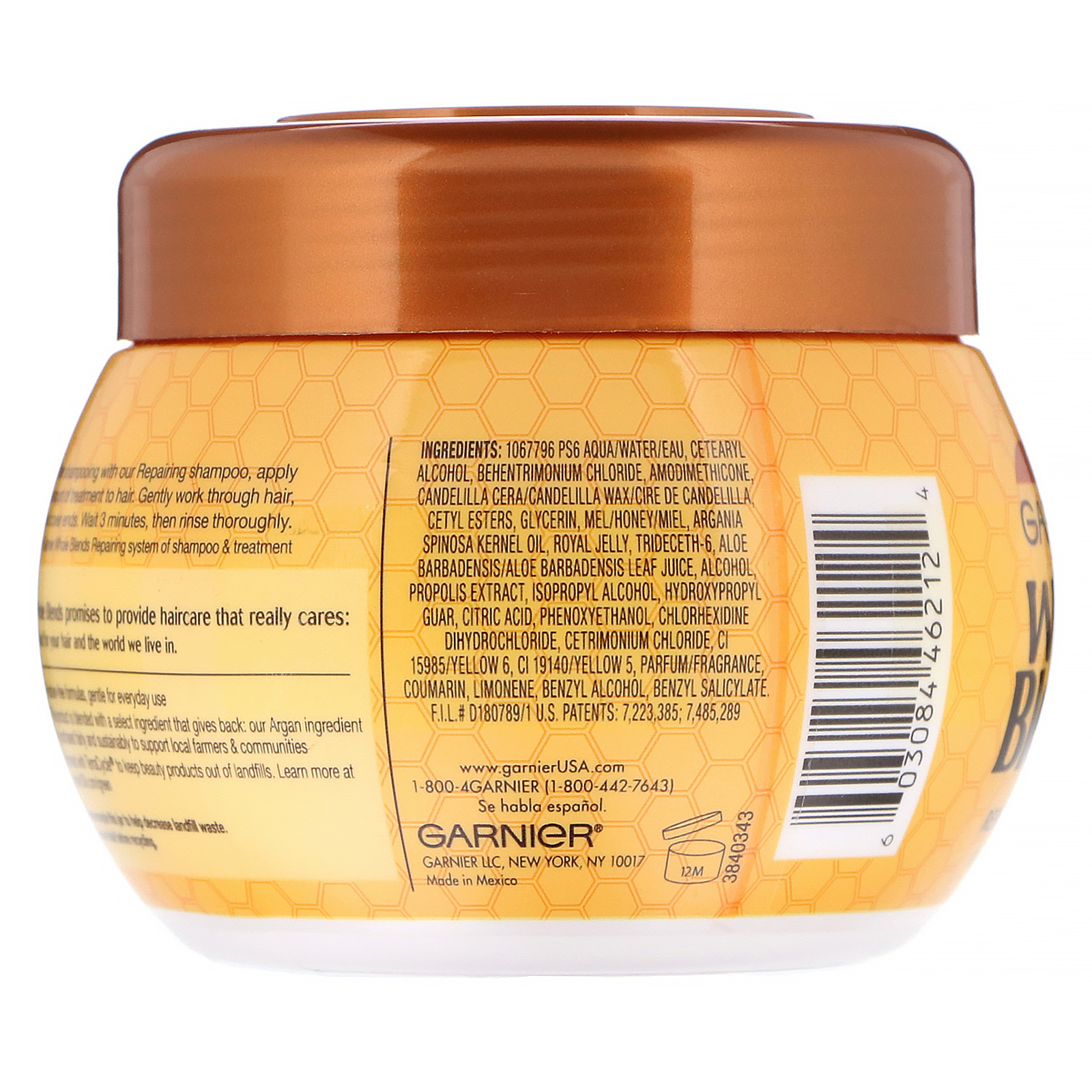Comprar Garnier, Whole Blends, Máscara reparadora, Riquezas do mel, 300 ml - Imagem 2