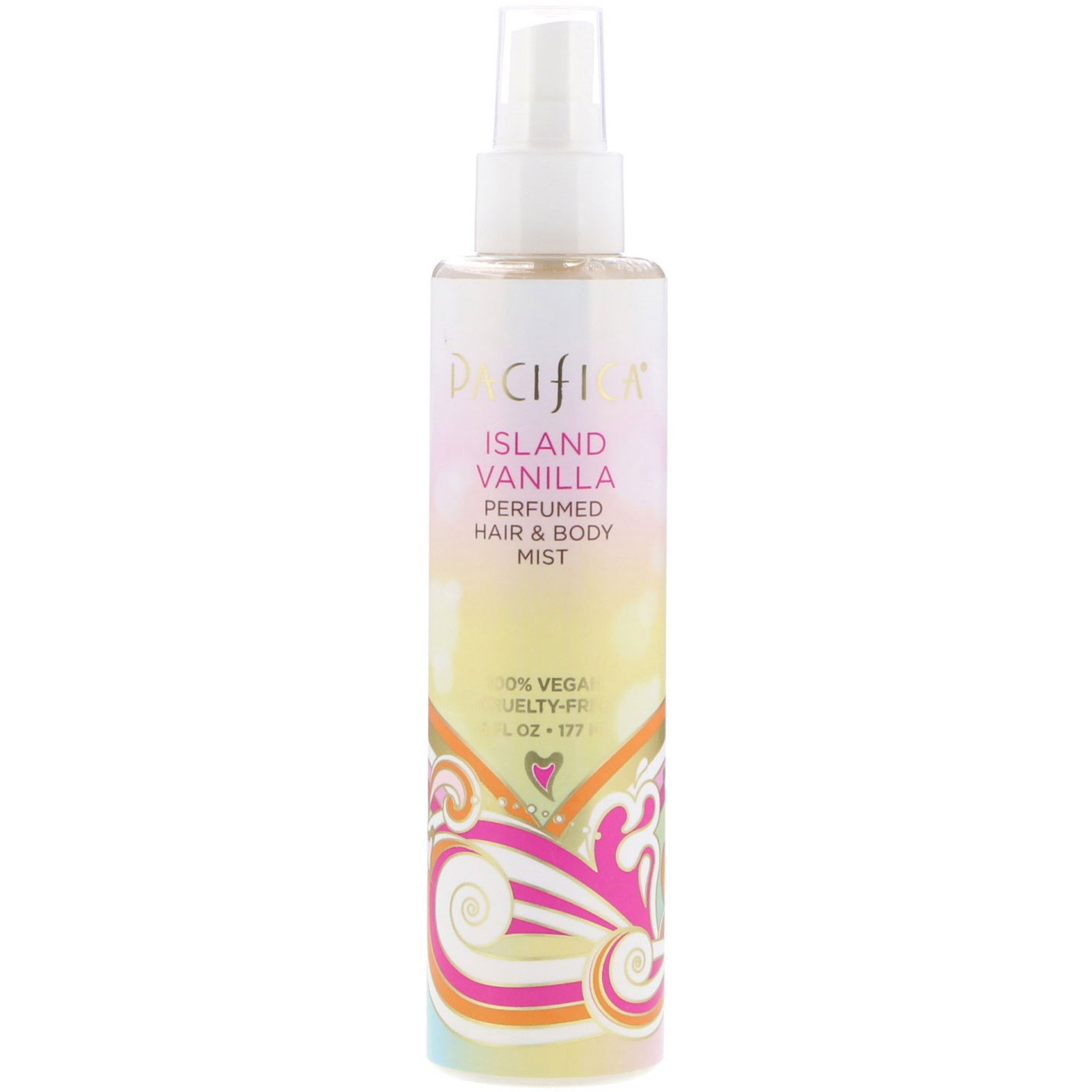 Comprar Pacifica, Névoa Perfumada de Baunilha para Corpo e Cabelos Island, 6 fl oz (177 ml)