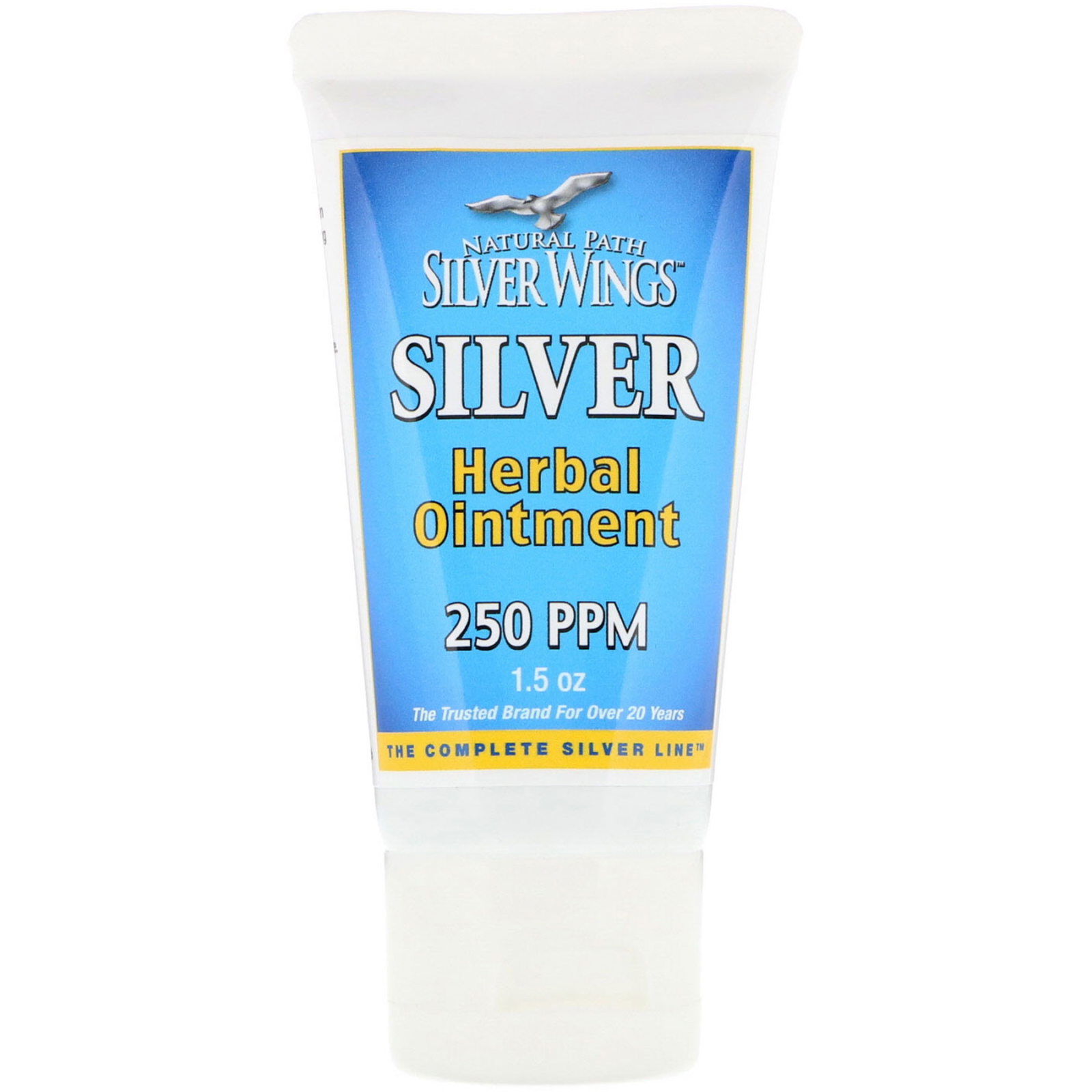 Comprar Natural Path Silver Wings, Silver, Pomada de Ervas, 250 PPM, 1.5 oz