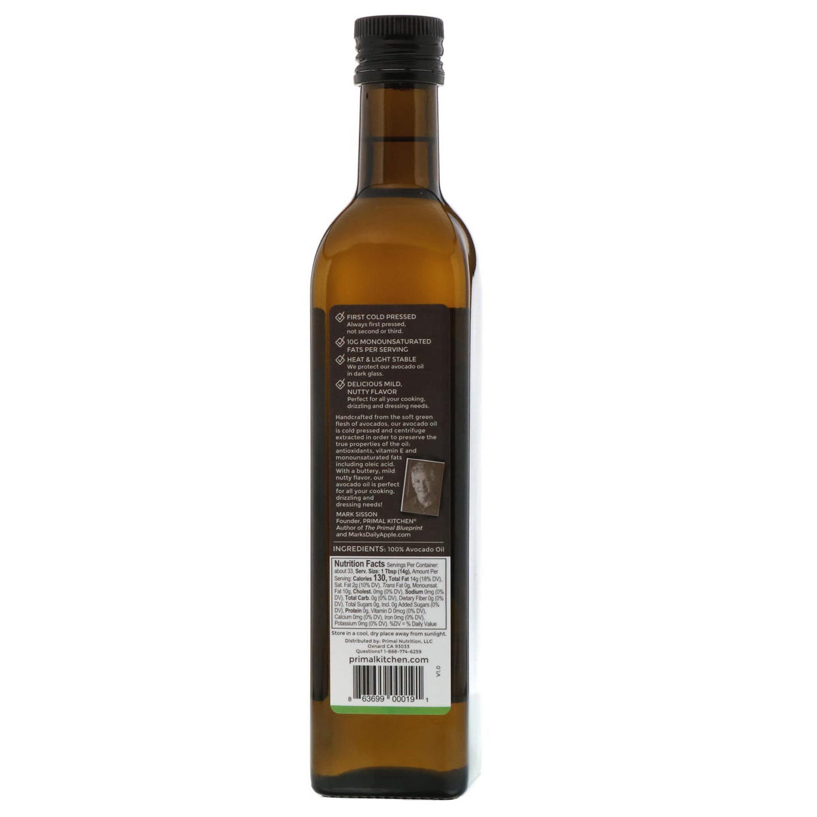 Comprar Primal Kitchen, Óleo de Abacate, 500 ml (16,9 fl oz) - Imagem 2