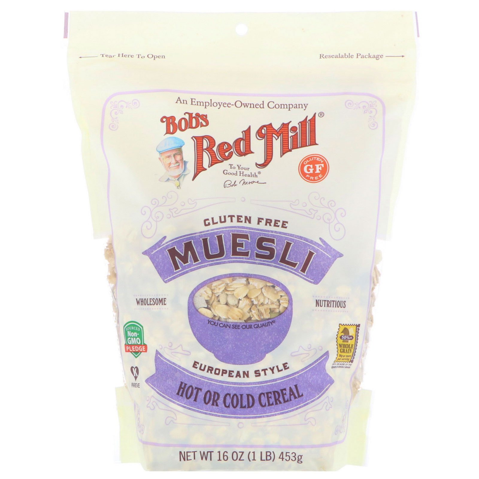 Comprar Bob's Red Mill, Muesli, Sem Glúten, 16 oz (453 g)