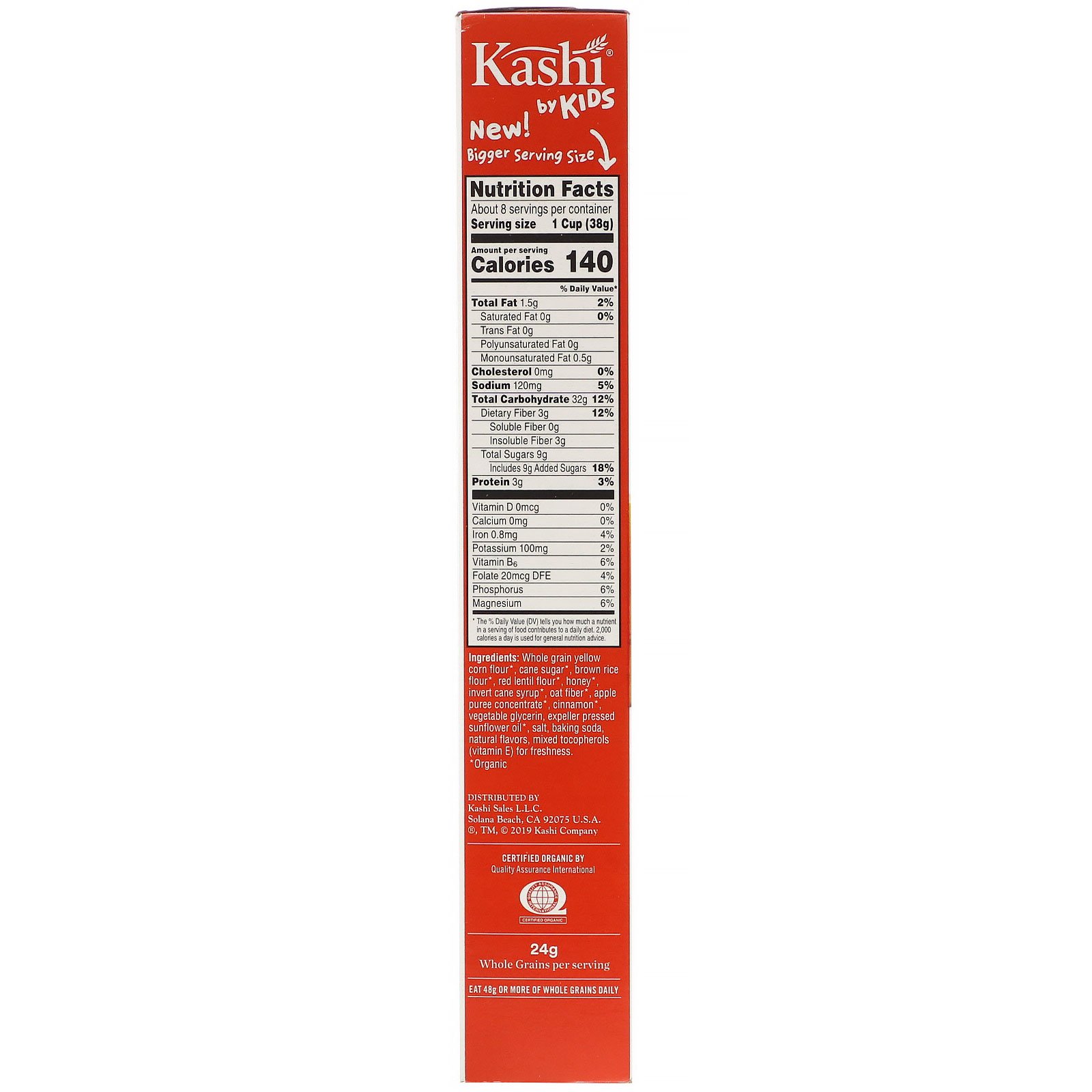 Comprar Kashi, Kashi by Kids, Combos Superalimentares Orgânicos, Mel e Canela, 306 g (10,8 oz) - Imagem 2