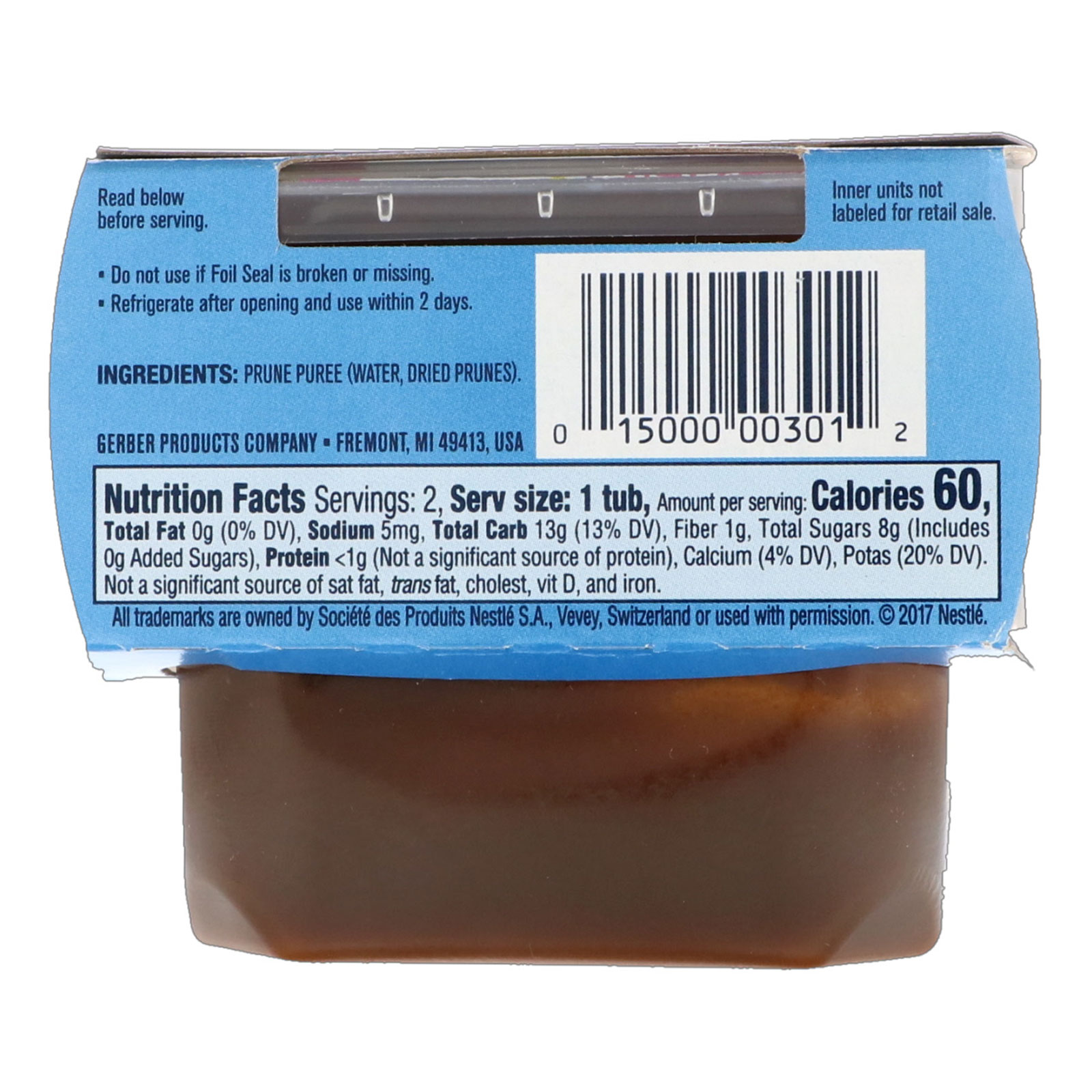 Comprar Gerber, Ameixa, 2 Embalagens, 56 g (2 oz) Cada - Imagem 2