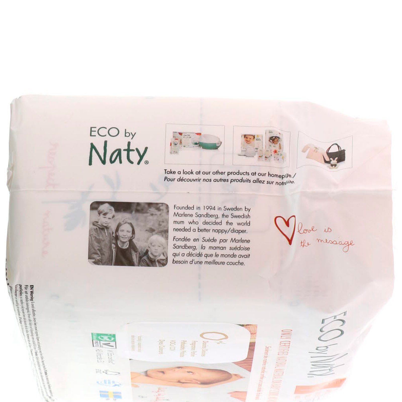 Comprar Naty, Fraldas para Pele Sensível, Tamanho 1, De 2 a 5 kg, 25 Fraldas - Imagem 2