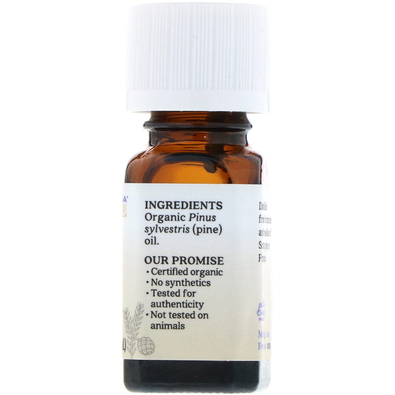 Comprar Aura Cacia, Pinheiro Orgânico, .25 fl oz (7,4 ml) - Imagem 2