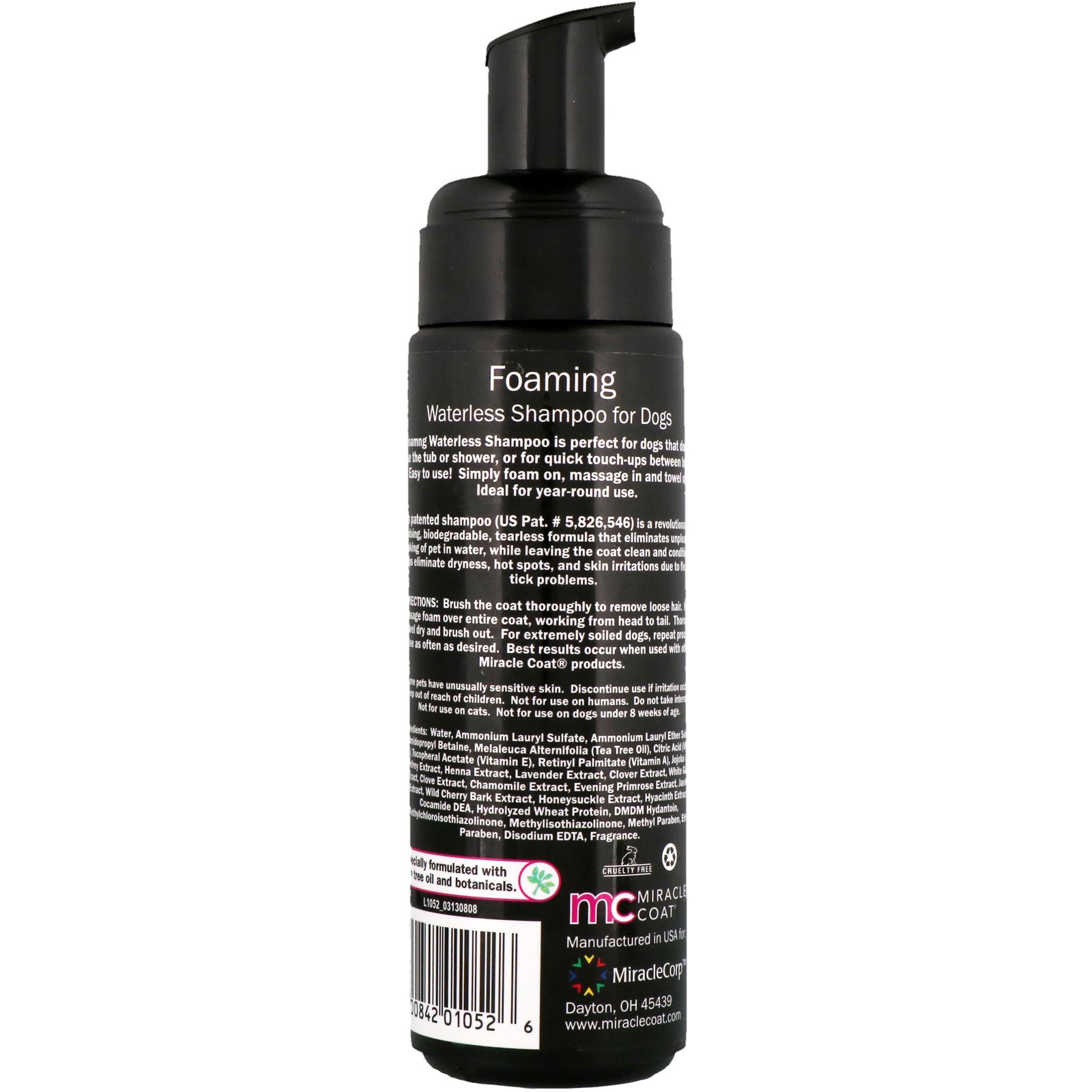 Comprar Miracle Care, Miracle Coat, Foaming Waterless Shampoo, For Dogs, Garden Fresh Scent, 7 fl oz (207 ml) - Imagem 2