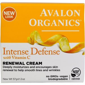 Comprar Avalon Organics, Intense Defense, Renewal Cream, Com Vitamina C, 57 g (2 oz)