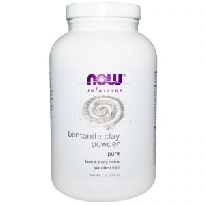 Comprar Now Foods, Solutions, Argila Bentonita em Pó, 454 g