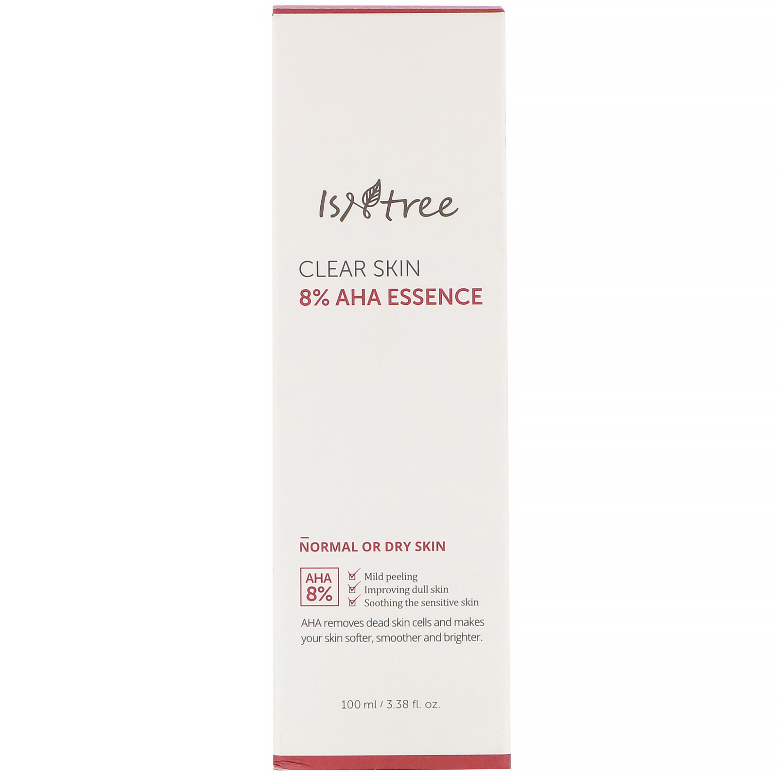 Comprar Isntree, Clear Skin 8% AHA Essence, 100 ml (3,38 fl oz) - Imagem 2