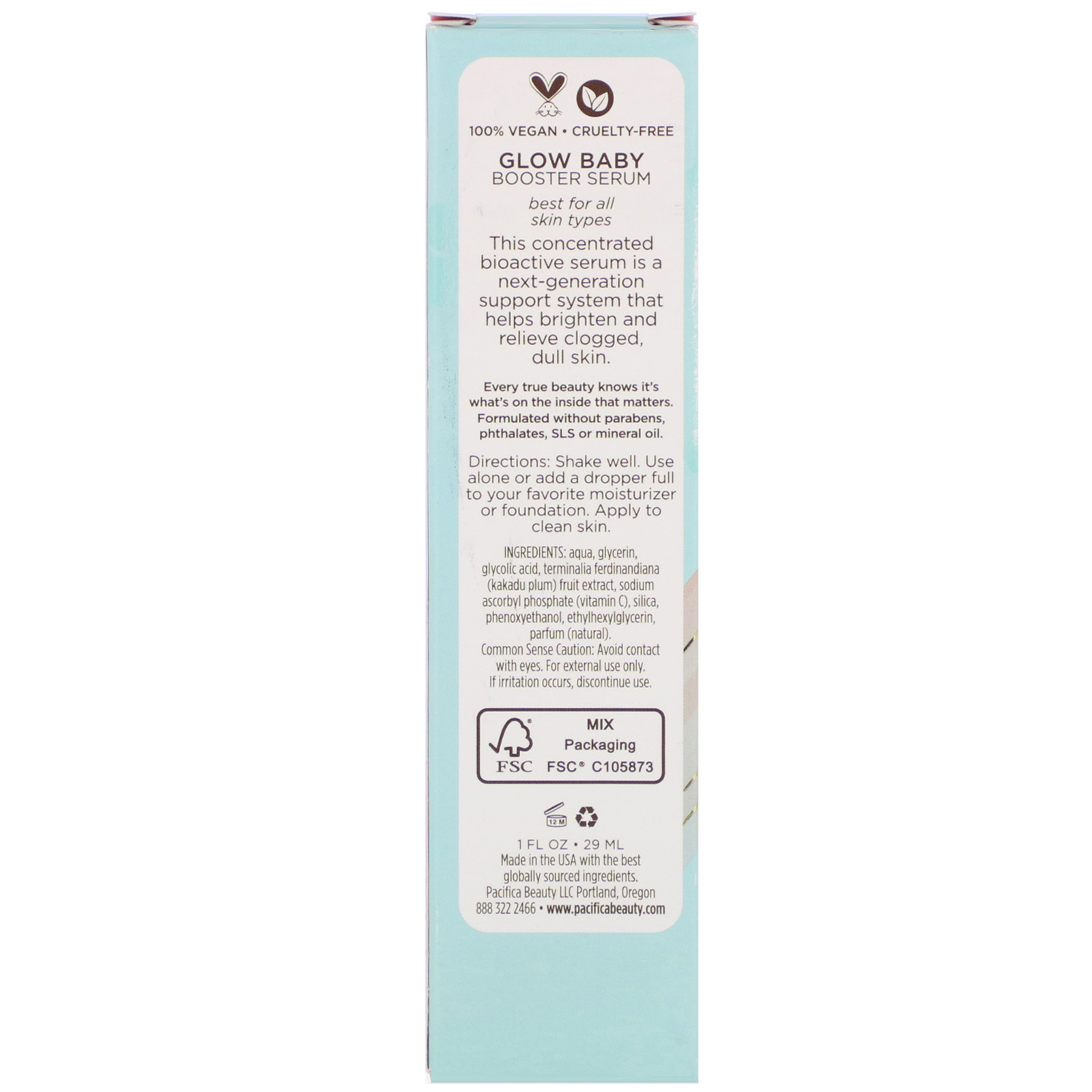 Comprar Pacifica, Sérum Booster Brilho de Bebê, 1 fl oz (29 ml) - Imagem 3