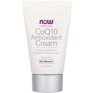 Comprar Now Foods, Solutions, Creme Antioxidante com CoQ10, 2 fl oz (59 ml)