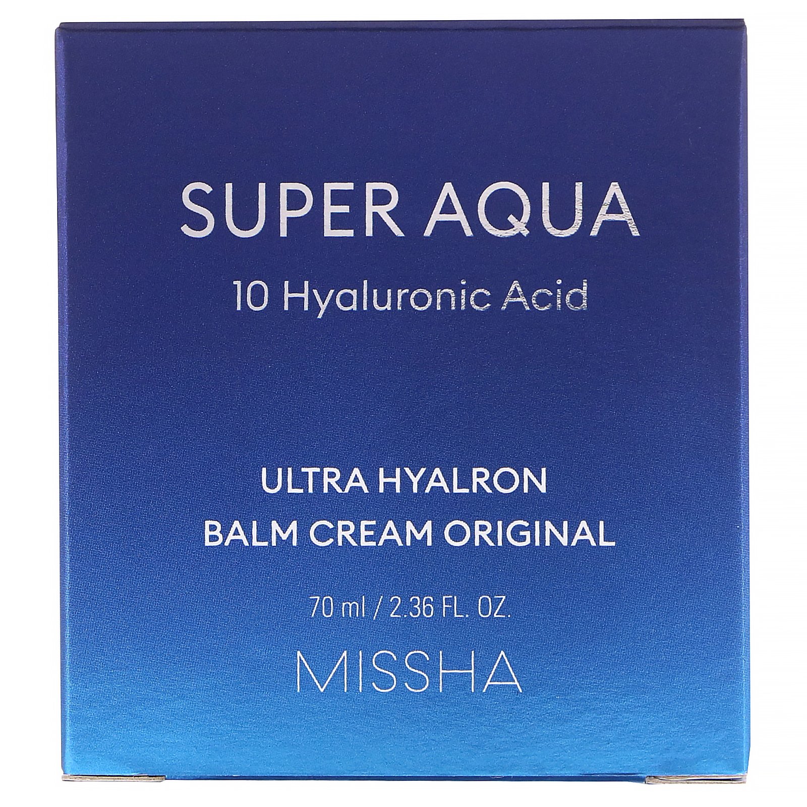 Comprar Missha, Super Aqua, Ultra Hyalron Balm Cream Original, 2.36 fl oz (70 ml) - Imagem 2
