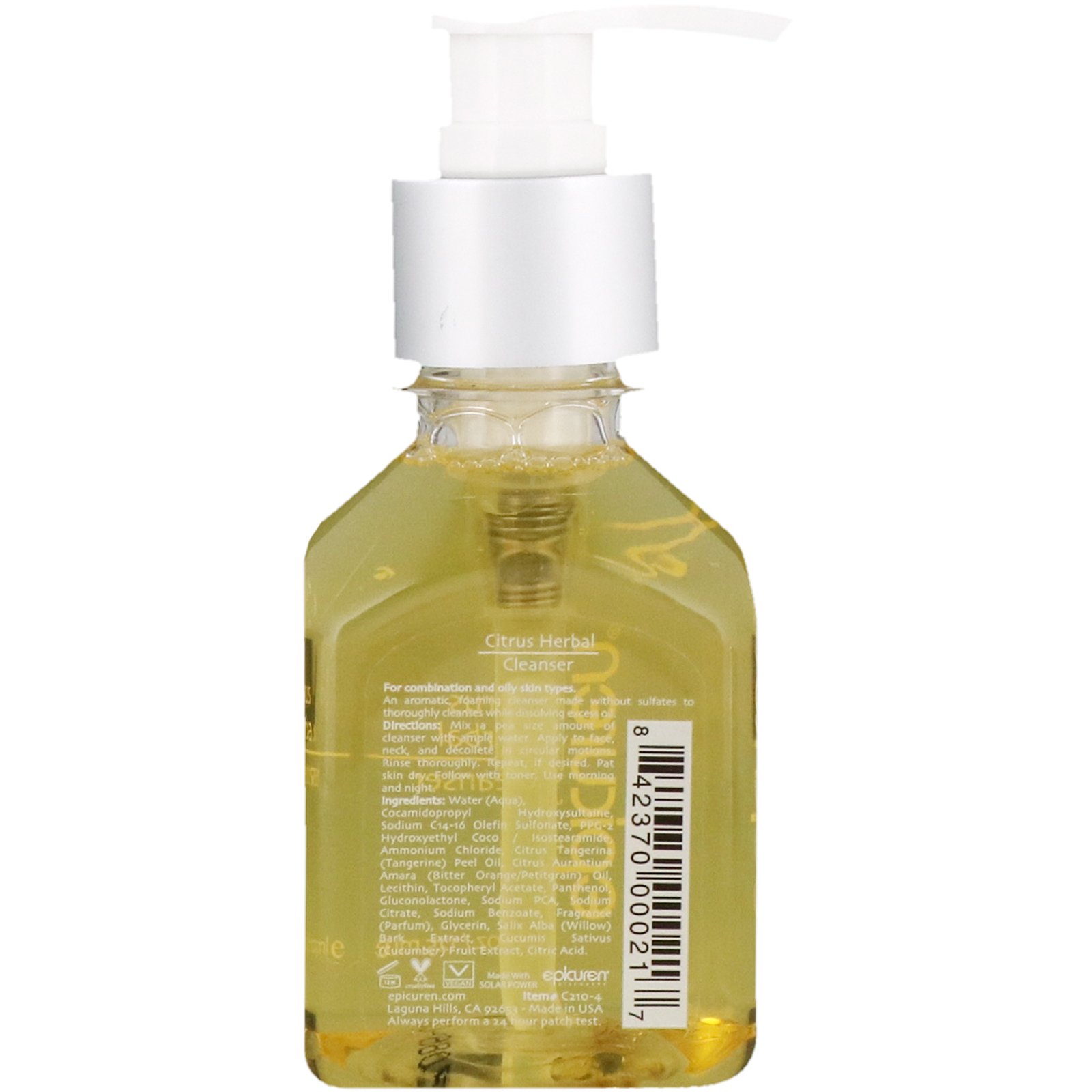 Comprar Epicuren Discovery, Citrus Herbal Cleanser, 4 fl oz (125 ml) - Imagem 2