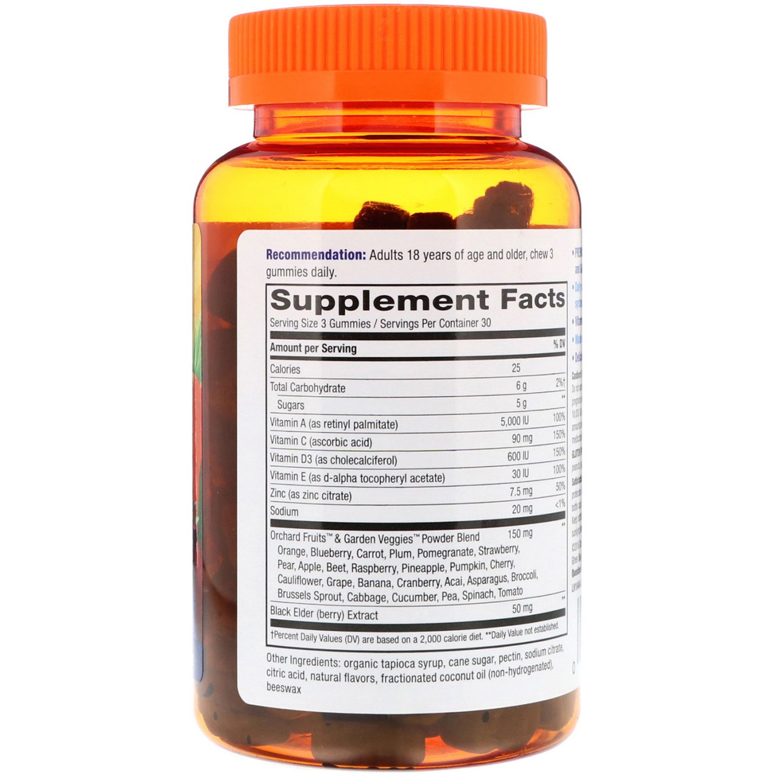 Comprar Nature's Way, Vivo! Immune Gummies, Sabores de Uva/Cereja, 90 Jujubas - Imagem 2