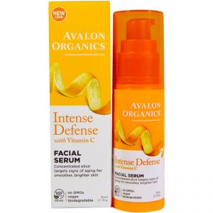 Comprar Avalon Organics, Soro Facial Intense Defense com Vitamina C, 30 ml (1 fl oz)