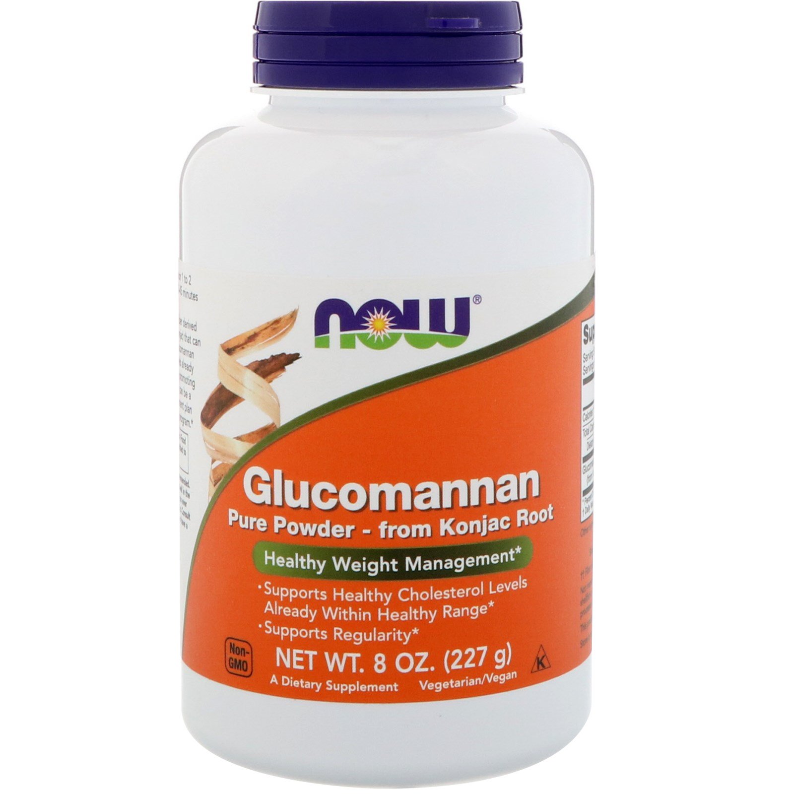 Comprar Now Foods, Glucomannan, Pure Powder, 227 g (8 oz)