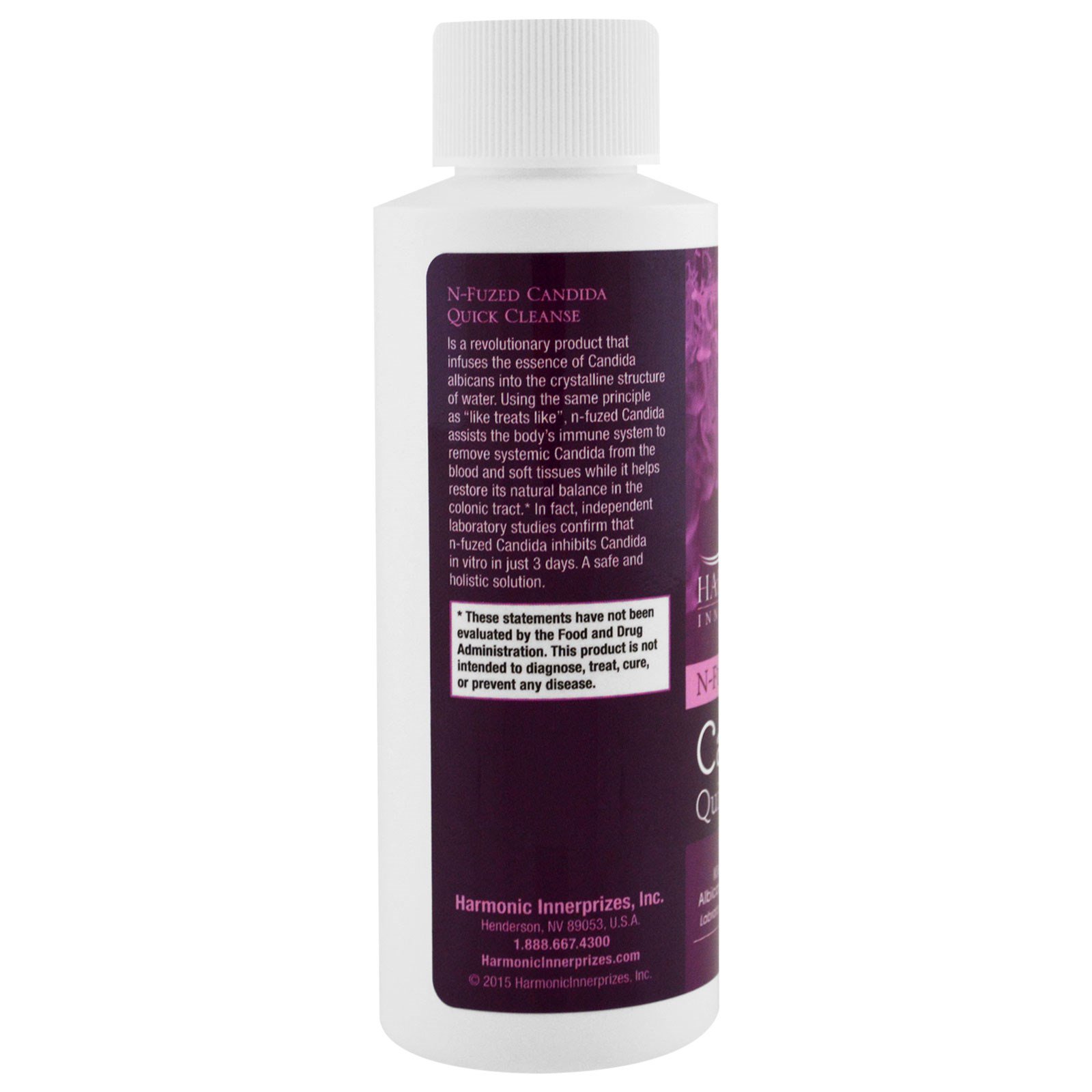 Comprar Harmonic Innerprizes, Infusão da Essência de Candida Albicans, 4 fl oz (118 ml) - Imagem 3