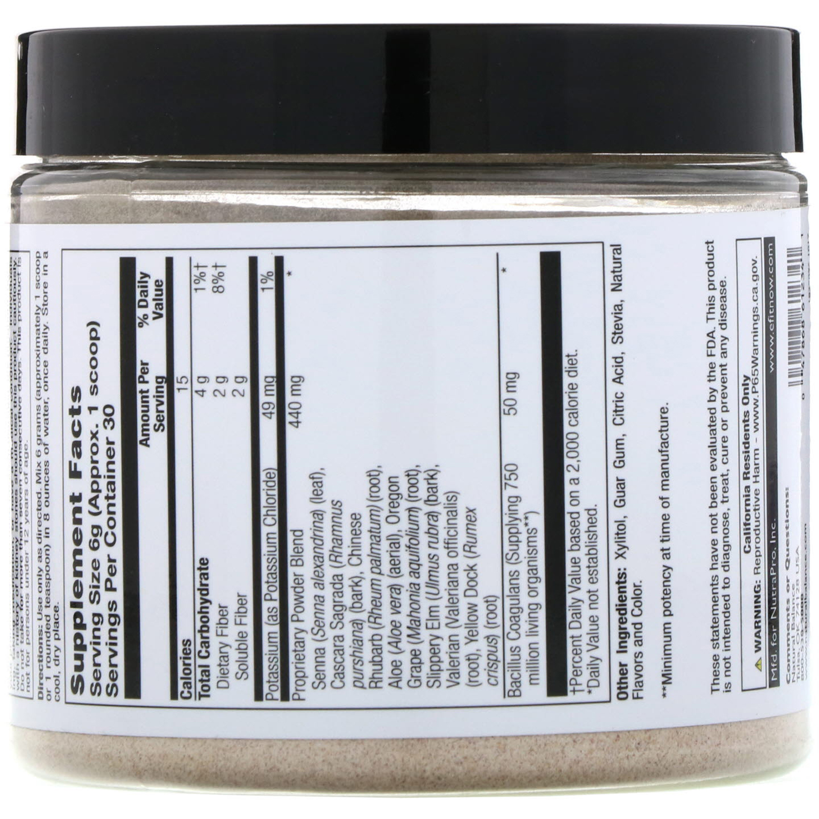 Comprar Natural Balance, Colon Clenz Plus Probiotic, Mixed Berry, 6.3 oz (180 g) - Imagem 2