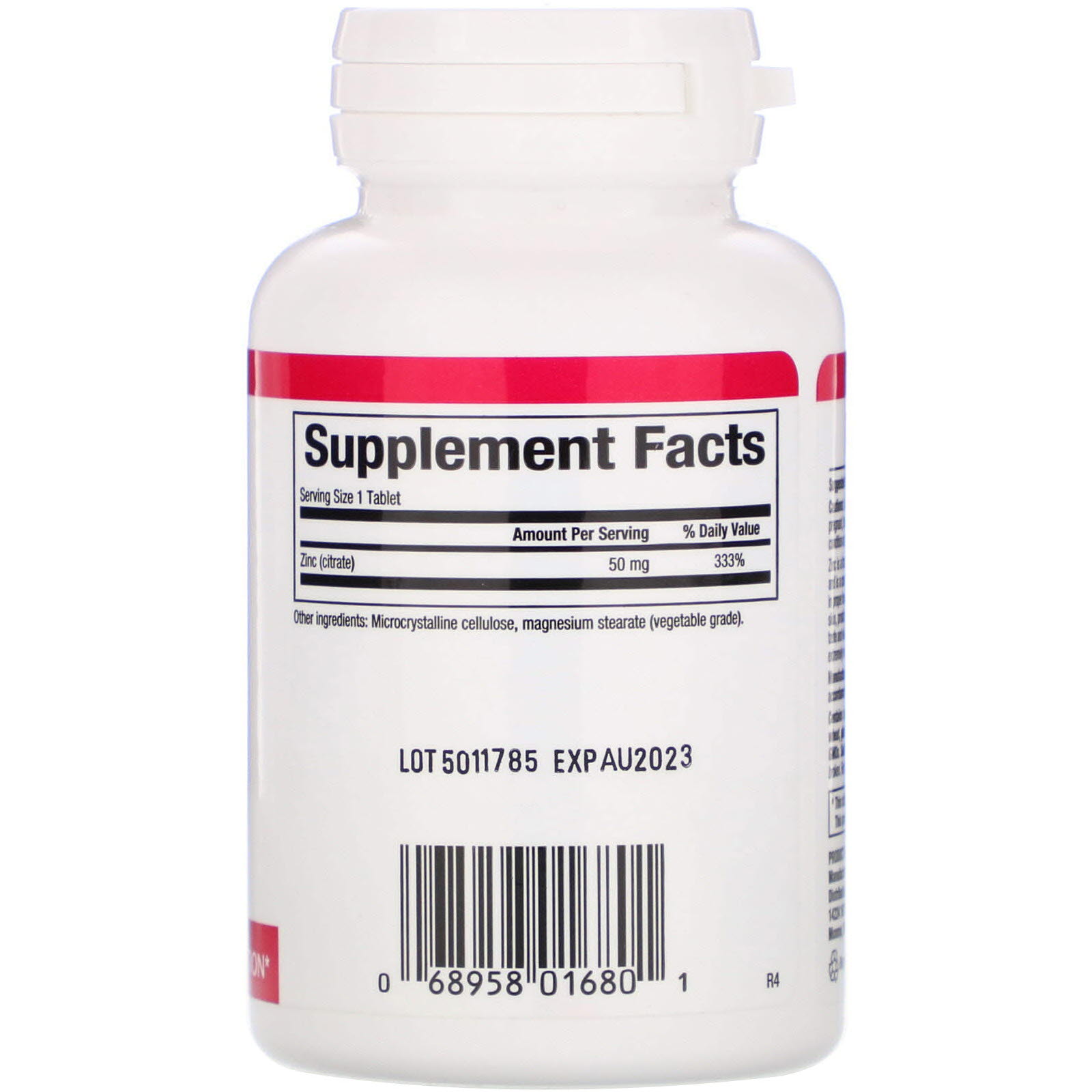 Comprar Natural Factors, citrato de zinco, 50 mg, 90 Comprimidos - Imagem 2