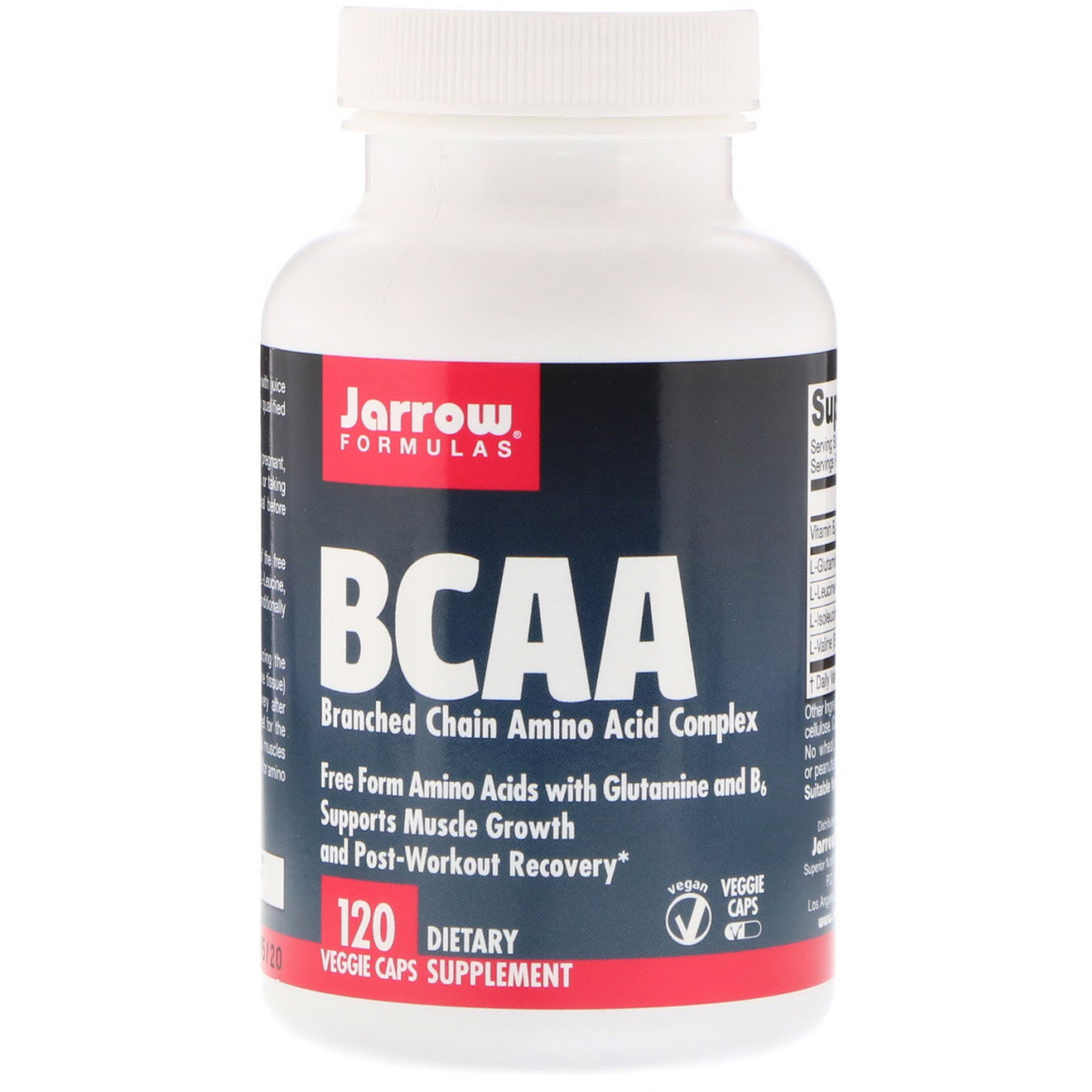 Comprar Jarrow Formulas, BCAA Complex, 120 Cápsulas Vegetais