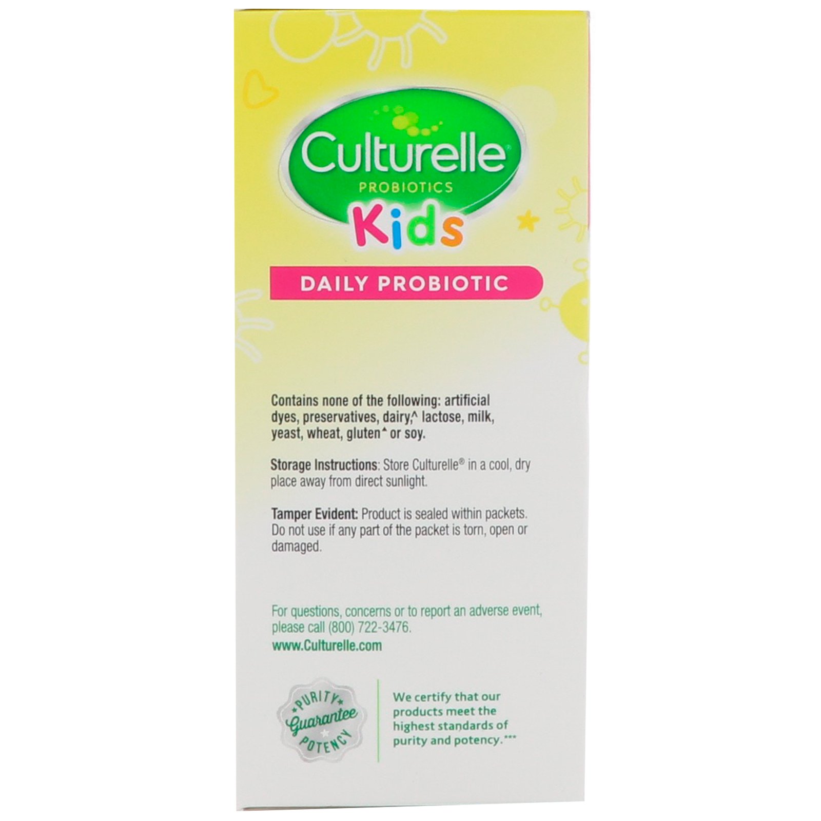 Comprar Culturelle, Crianças, Probiótico Diário, Sem Sabor, 30 Pacotes de Porção Única - Imagem 3