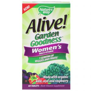 Comprar Nature's Way, Alive! Garden Goodness, Women's Multivitamin, 60 Tablets