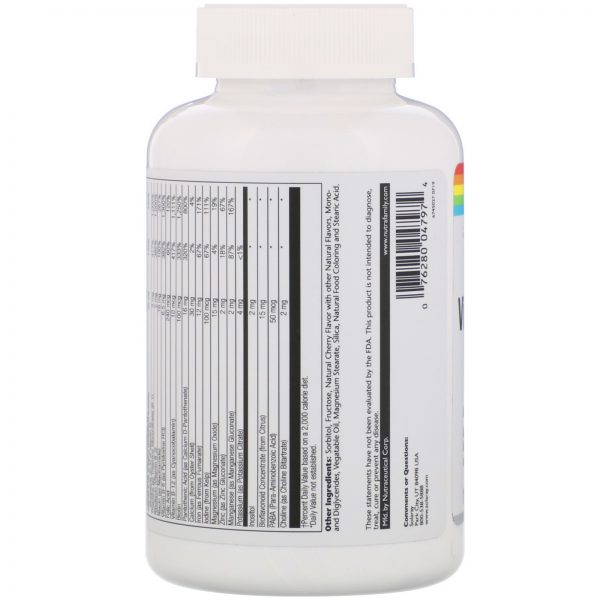 Comprar Solaray, Gomas Mastigáveis Infantis Feitas com Vitamina e Minerais, Sabor Natural de Cereja Preta, 120 Gomas Mastigáveis - Imagem 4