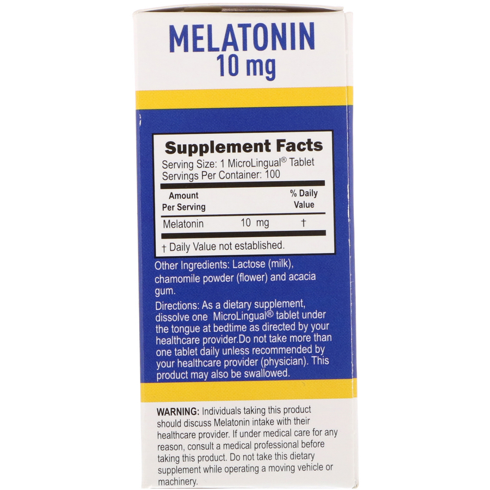 Comprar Superior Source, Melatonina, 10 mg, 100 Tabletes Microlinguais Dissolvem Instantaneamente - Imagem 2