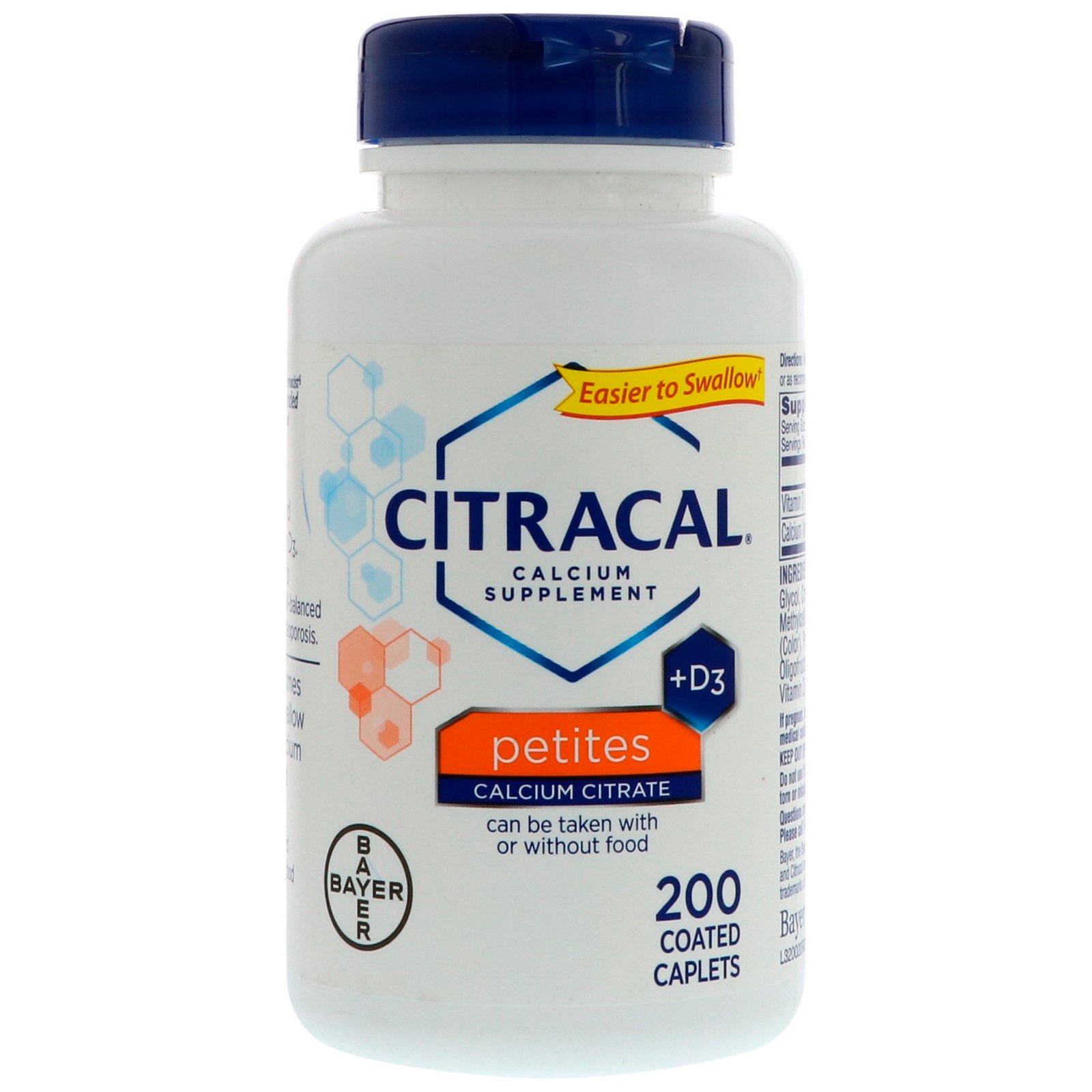 Comprar Citracal, Suplemento de Cálcio +D3, Pequenas, 200 Comprimidos