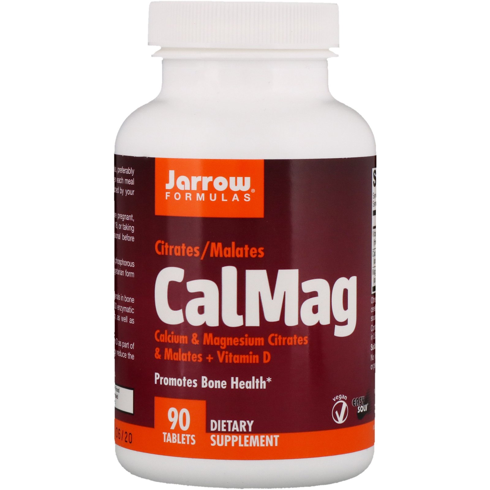 Comprar Jarrow Formulas, CalMag, Citrates/Malates, 90 Tablets