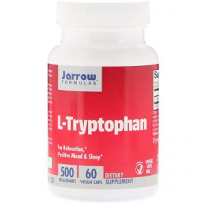 Comprar Jarrow Formulas, L-triptofano, 500 mg, 60 Cápsulas Vegetais