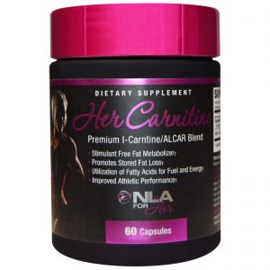 Comprar NLA for Her, Carnitina Para Mulheres, Composto Premium de L-Carnitina/ALCAR, 60 Cápsulas