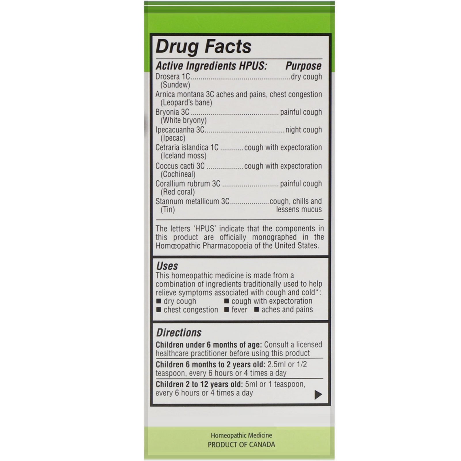 Comprar Homeolab USA, Kids Relief, Cough & Cold Syrup, For Kids 0-12 Yrs, 3.4 fl oz (100 ml) - Imagem 2