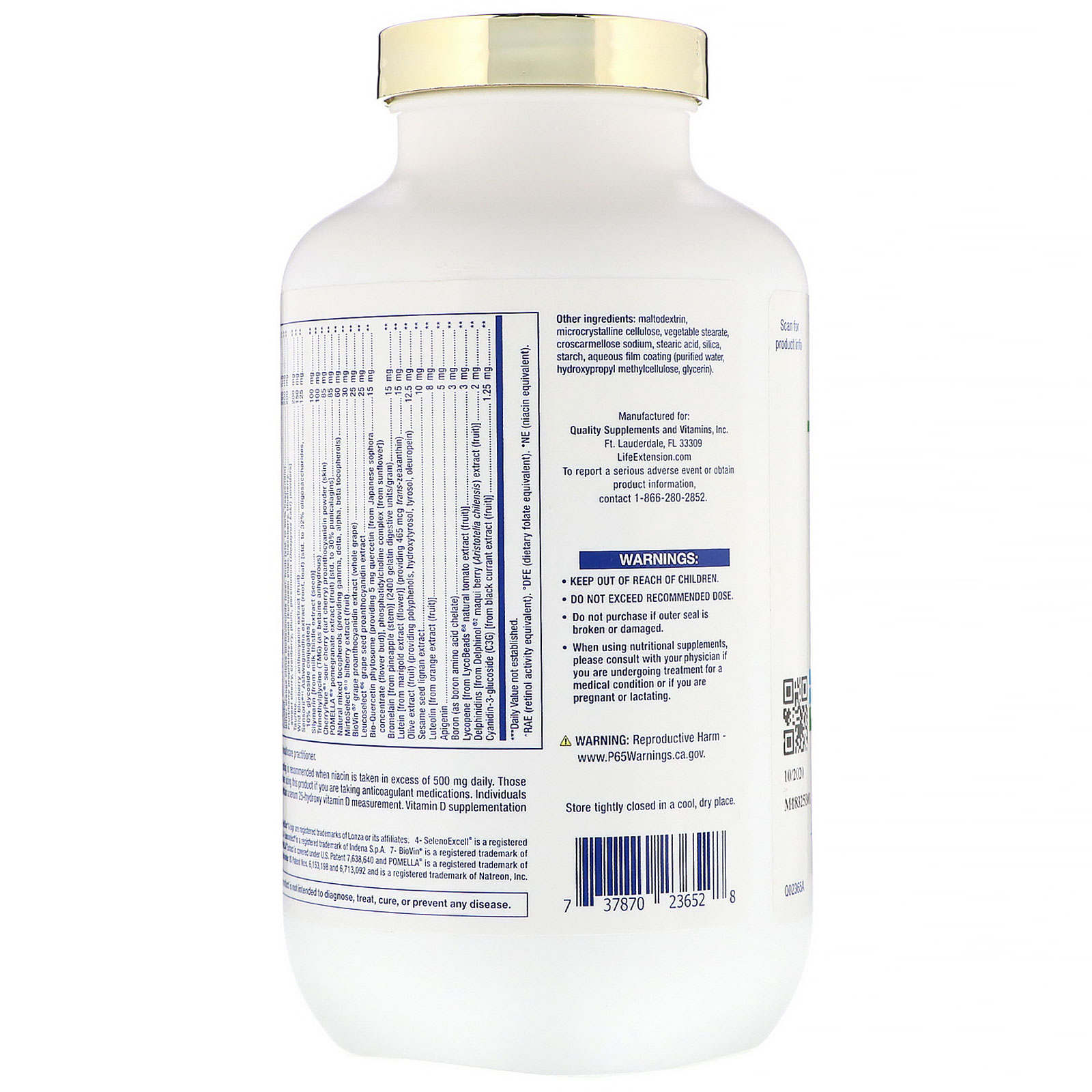 Comprar Life Extension, Misture os Comprimidos sem Cobre, 240 Comprimidos - Imagem 2