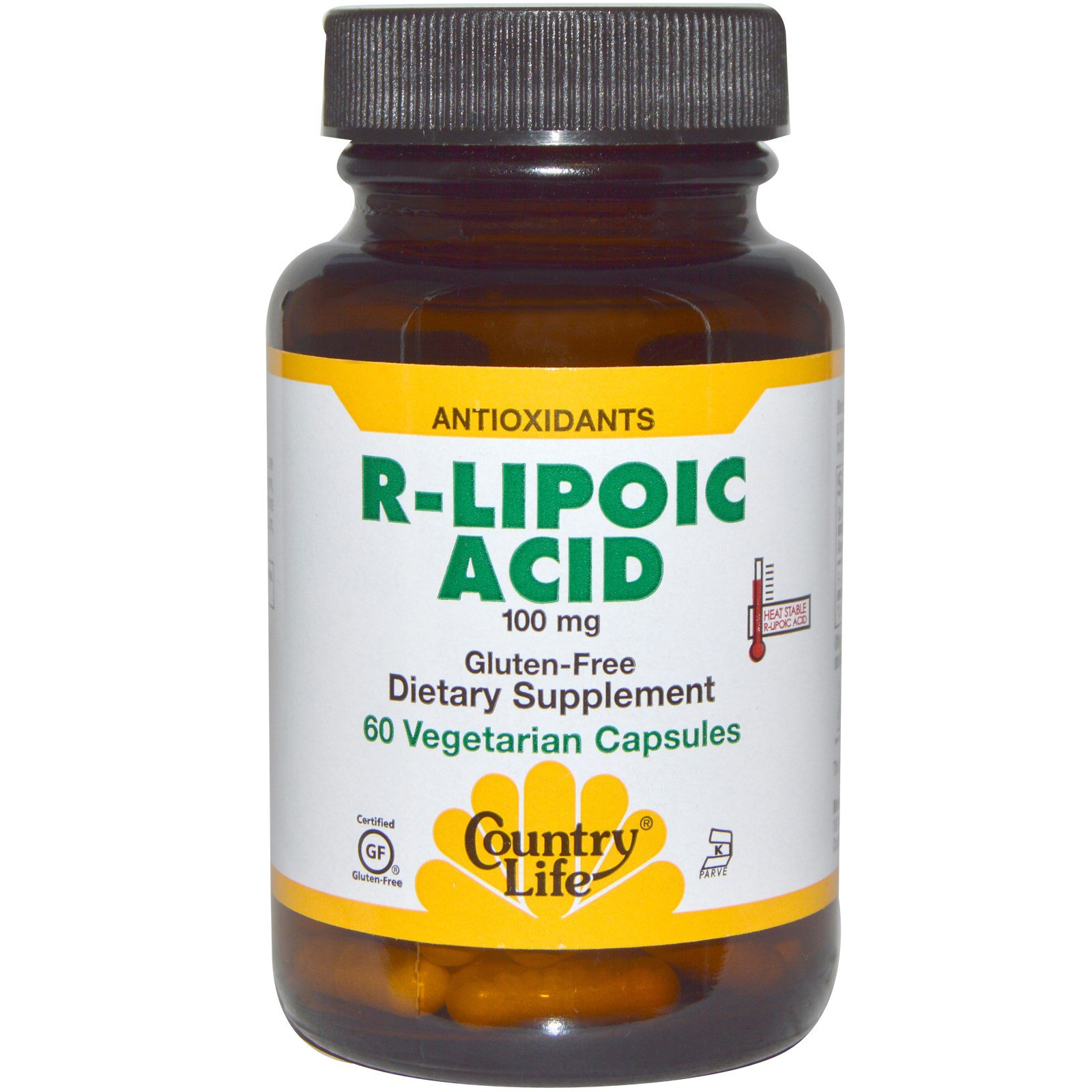 Comprar Country Life, R-Lipoic Acid, 100 mg, 60 Vegetarian Capsules