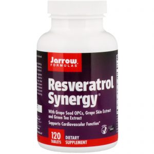 Comprar Jarrow Formulas, Resveratrol Synergy, 120 Comprimidos
