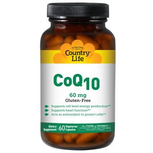 Comprar Country Life, CoQ10, 60 mg, 60 cápsulas vegetarianas