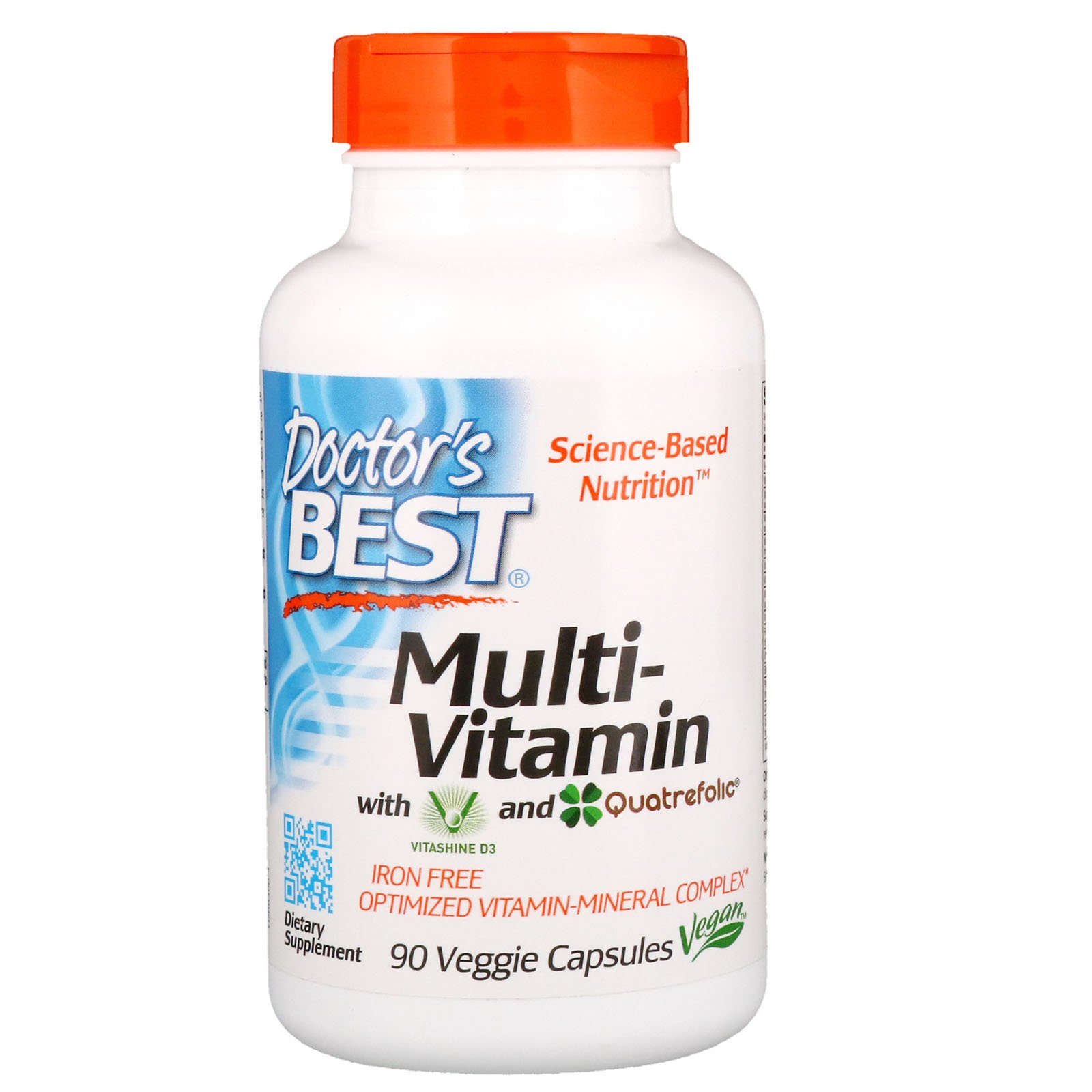 Comprar Doctor's Best, Multi-Vitamin with Vitashine D3 and Quatrefolic, 90 Veggie Capsules